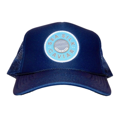 Logo Vintage Trucker Hat - Navy