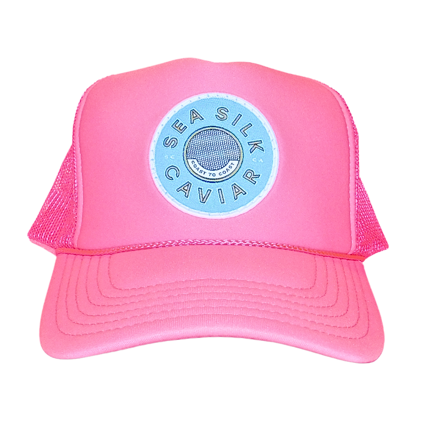 Logo Vintage Trucker Hat - Hot Pink