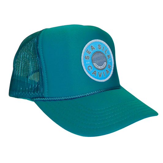 Logo Vintage Trucker Hat - Jade