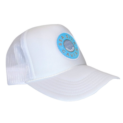 Logo Vintage Trucker Hat - White